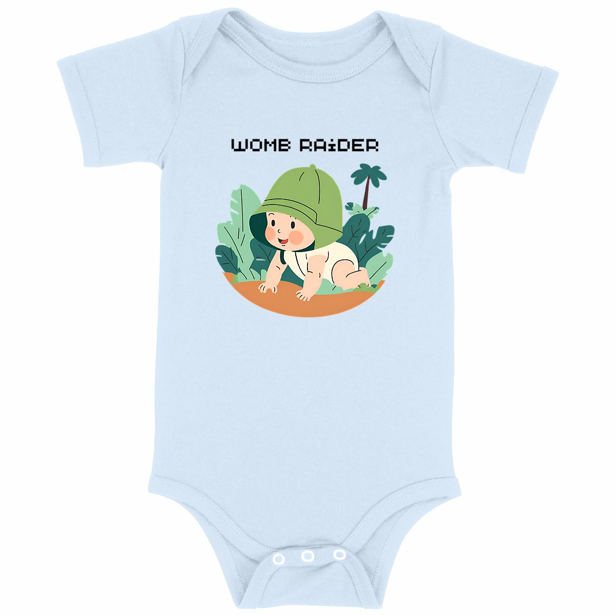 Womb Raider Organic Onesie