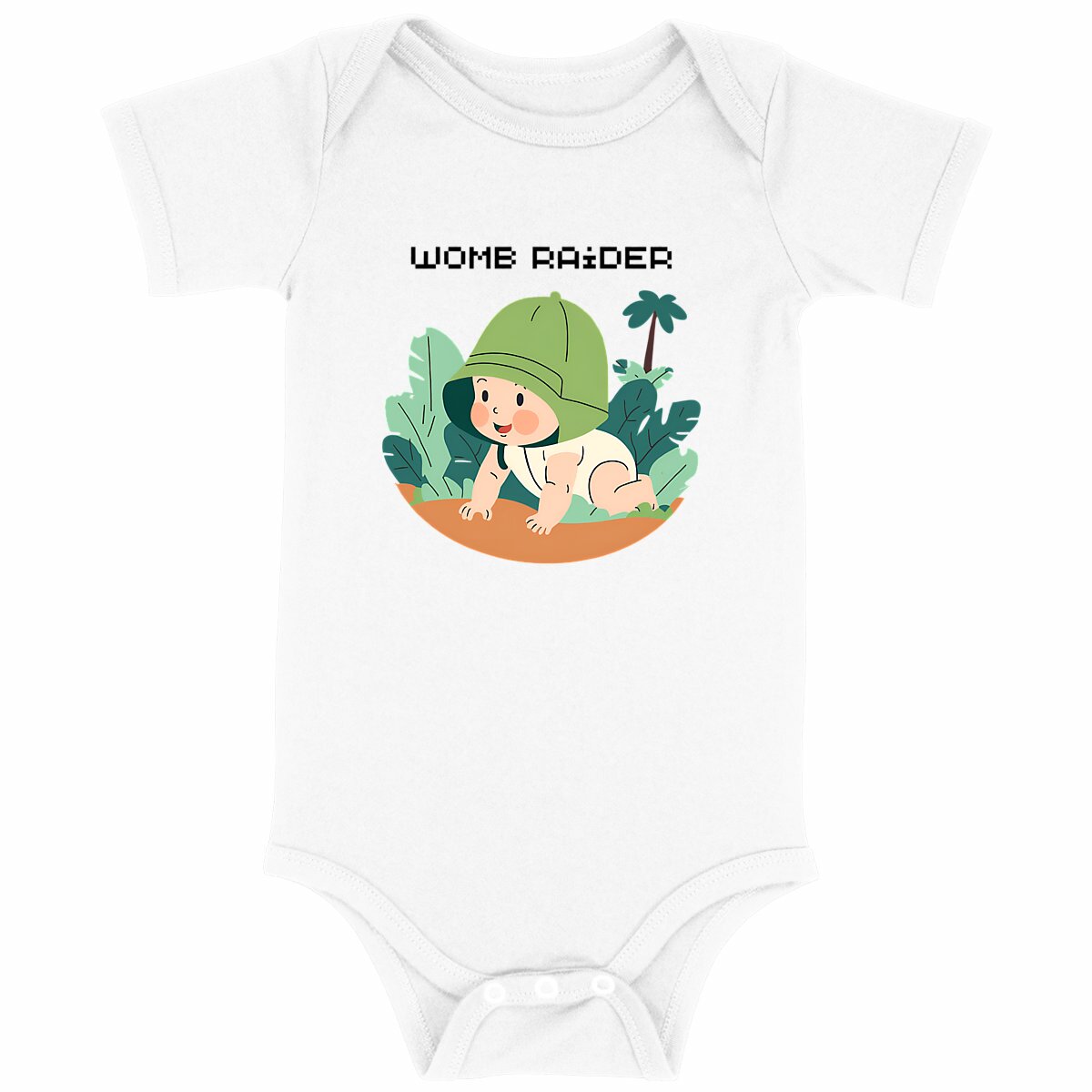 Womb Raider Organic Onesie
